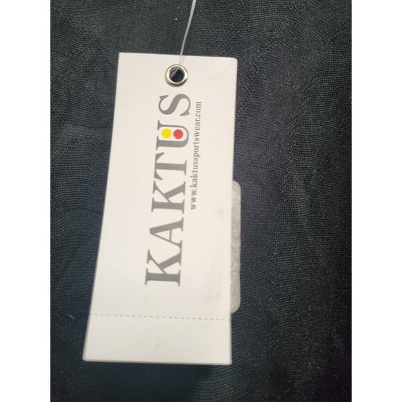 Kaktus Womens Textured Waterfall Cardigan Small Black Open Front Lightweight - Picture 3 of 11